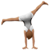 🤸🏽 person cartwheeling: medium skin tone display on Apple